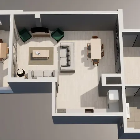 #481 - Spacious 3br Duplex With Private Garden Daire