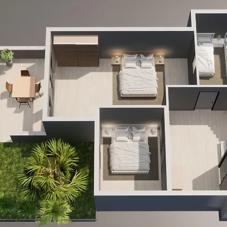 #481 - Spacious 3br Duplex With Private Garden Apartamento *