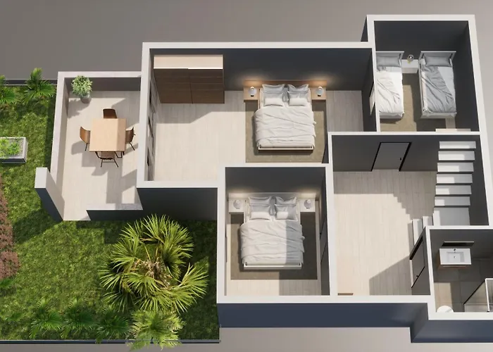 #481 - Spacious 3br Duplex With Private Garden Apartamento *